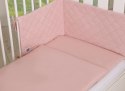 My Sweet Baby Uniwersalny pikowany ochraniacz do łóżeczka - brudny róż
