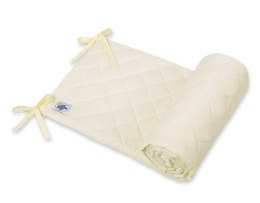 My Sweet Baby Uniwersalny pikowany ochraniacz do łóżeczka - kremowy