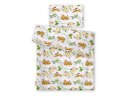 Bobono Komplet pościeli dla dzieci z wypełnieniem 135x100 cm - w lesie