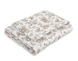 Bobono Komplet pościeli dla dzieci z wypełnieniem 135x100 cm - woodland olive