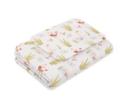 Bobono Komplet pościeli dla niemowląt z wypełnieniem 2-cz 75x100cm NEWBORN - In the country
