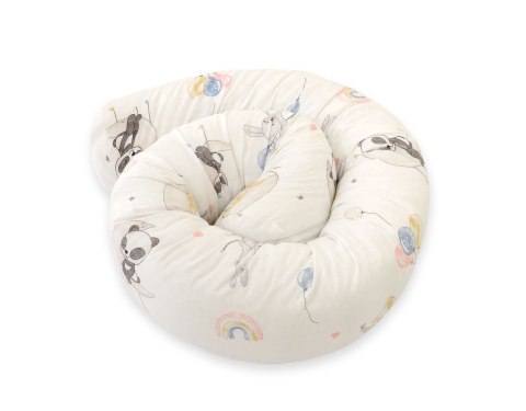 Bobono Ochraniacz wałek do łóżeczka niemowlęcego - baloniki