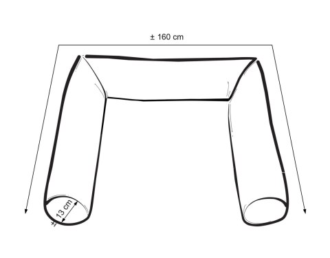 Bobono Ochraniacz wałek do łóżeczka niemowlęcego - pociąg turkusowy