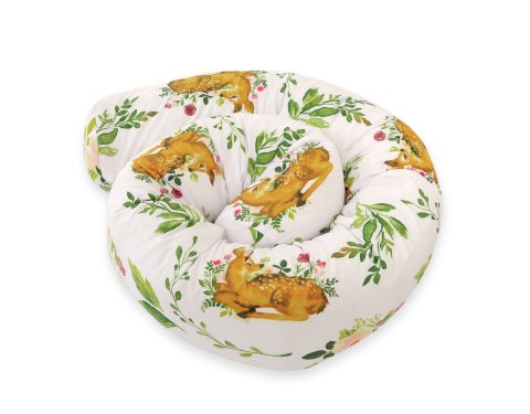 Bobono Ochraniacz wałek do łóżeczka niemowlęcego - w lesie