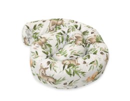 Bobono Ochraniacz wałek do łóżeczka niemowlęcego - woodland green