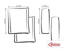 Bobono Ochraniacze na pasy BOBONO do wózka minky- księżyce miętowe