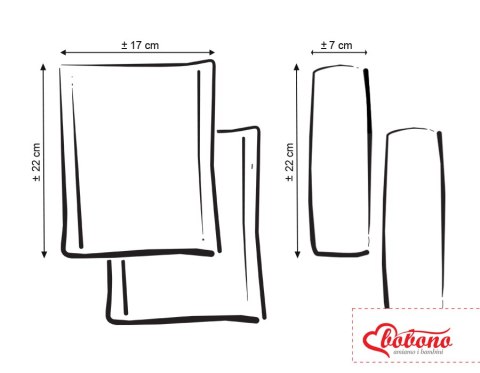 Bobono Ochraniacze na pasy BOBONO do wózka minky- księżyce miętowe