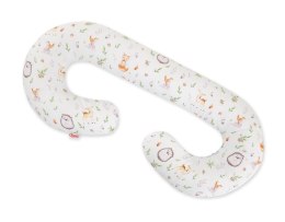 Bobono Poduszka ciążowa typu C dla kobiet w ciąży do spania karmienia+zdejmowana poszewka Leśna delikatność