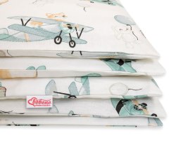 Bobono Pościel dla dzieci 2-częściowa bawełniana 120x90 cm - sky adventure