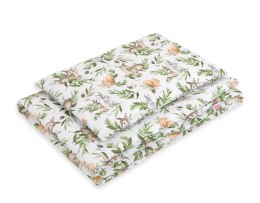 Bobono Pościel dla dzieci 2-częściowa bawełniana 120x90 cm - woodland green