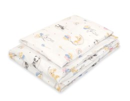 Bobono Pościel dla dzieci 2-częściowa bawełniana 135x100 cm - baloniki