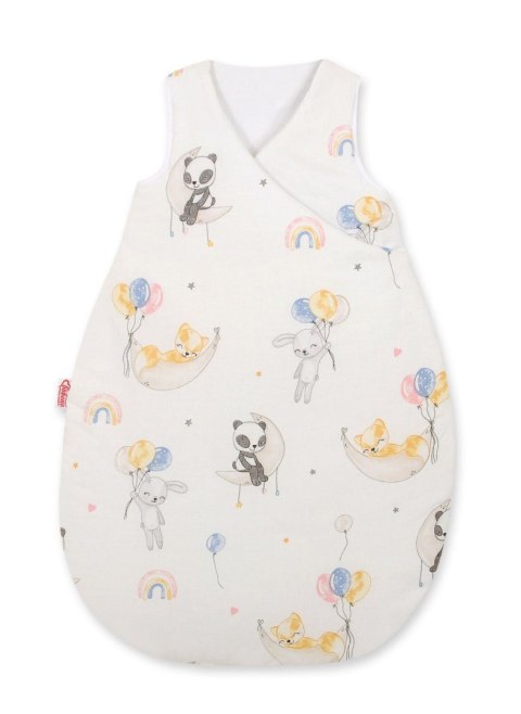 Bobono Śpiworek dla dzieci bawełniany M 3-12 mcy TOG 2.5 całoroczny ocieplany - baloniki
