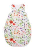 Bobono Śpiworek dla dzieci bawełniany M 3-12 mcy TOG 2.5 całoroczny ocieplany - łąka