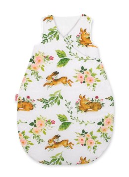 Bobono Śpiworek dla dzieci bawełniany M 3-12 mcy TOG 2.5 całoroczny ocieplany - w lesie