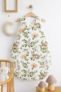 Bobono Śpiworek dla dzieci bawełniany M 3-12 mcy TOG 2.5 całoroczny ocieplany - woodland green