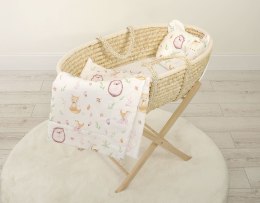 My Sweet Baby Kołderka z wypełnieniem i poduszka profilowana Miś - zestaw 2cz. - leśna delikatność