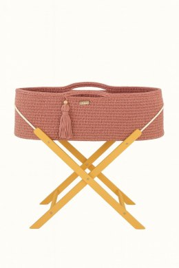 My Sweet Baby Kosz Mojżesza BOHO Handmade ze stojakiem blush