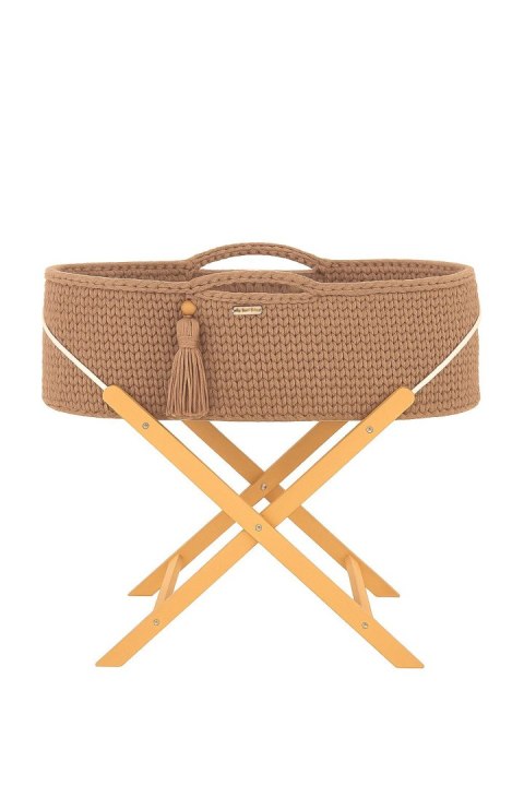 My Sweet Baby Kosz Mojżesza BOHO Handmade ze stojakiem sand