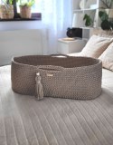 My Sweet Baby Kosz Mojżesza BOHO Handmade ze stojakiem sand