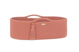 My Sweet Baby Kosz Mojżesza BOHO bawełniany Handmade z materacykiem - blush