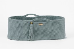 My Sweet Baby Kosz Mojżesza BOHO bawełniany Handmade z materacykiem - laurel