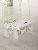My Sweet Baby Kosz Mojżesza kołyska wisząca- Kropeczki szare