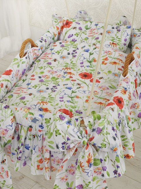 My Sweet Baby Kosz Mojżesza kołyska wisząca- Łąka