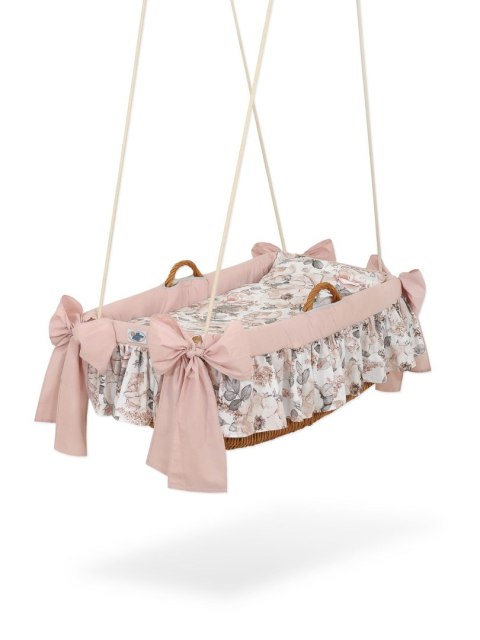My Sweet Baby Kosz Mojżesza kołyska wisząca- Róże sepia