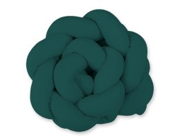 My Sweet Baby Ochraniacz warkocz pleciony do łóżeczka - butelkowa zieleń