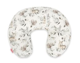 My Sweet Baby Poduszka rogal do karmienia fasolka + zdejmowana poszewka - Woodland olive