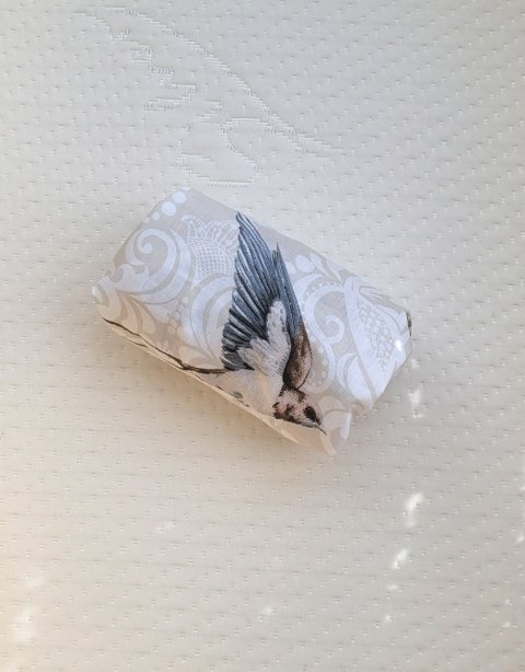 My Sweet Baby Prześcieradło bawełniane do kosza Mojżesza Boho wózka gondoli 75x35 cm - Brown birds