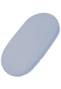 My Sweet Baby Prześcieradło bawełniane do kosza Mojżesza Boho wózka gondoli 75x35 cm - brudny niebieski