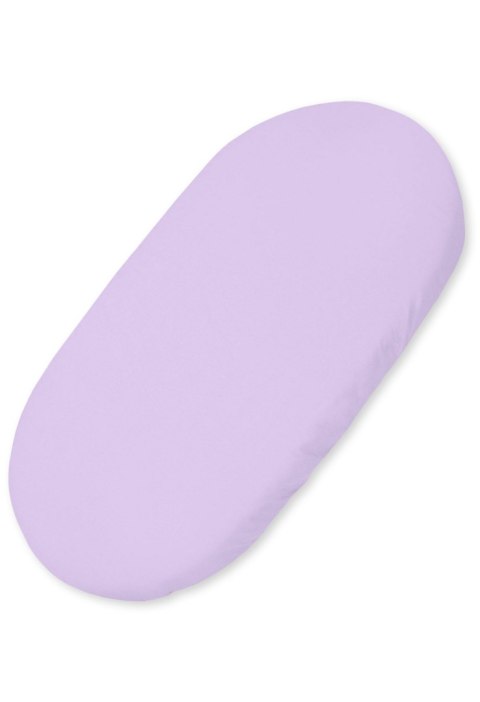 My Sweet Baby Prześcieradło bawełniane do kosza Mojżesza Boho wózka gondoli 75x35 cm - fioletowe