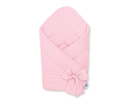 My Sweet Baby Rożek dla niemowląt z wiązaniem 2w1 usztywniany i miękki - jasny róż