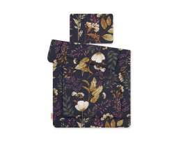 Bobono Komplet pościeli dla niemowląt z wypełnieniem 2-cz 75x100cm NEWBORN - Floristic