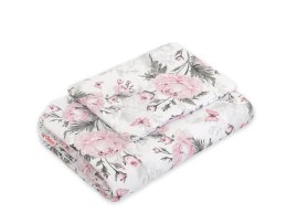 Bobono Komplet pościeli dla niemowląt z wypełnieniem 2-cz 75x100cm NEWBORN - Romantic peonies