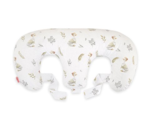 Bobono Poduszka rogal do karmienia bliźniąt + zdejmowana poszewka - gąski