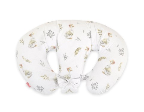 Bobono Poduszka rogal do karmienia bliźniąt + zdejmowana poszewka - gąski