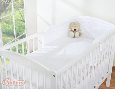 Bobono Pościel 3-cz 135x100 - Serduszka białe