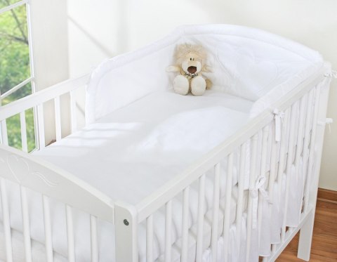 Bobono Pościel 3-cz 135x100 - Serduszka białe