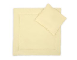 Bobono Pościel do wózka z wypełnieniem kołderka i poduszka - Kremowa