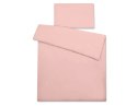 My Sweet Baby Bawełniana pościel dla dzieci 2 części poszewki na poduszkę i na kołderkę 135x100 - brudny róż