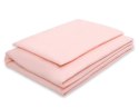 My Sweet Baby Bawełniana pościel dla dzieci 2 części poszewki na poduszkę i na kołderkę 135x100 - pudrowy róż