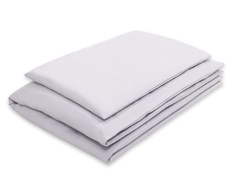 My Sweet Baby Bawełniana pościel dla dzieci 2 części poszewki na poduszkę i na kołderkę 135x100 - szara