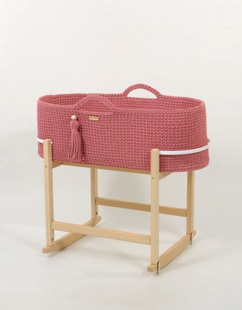 My Sweet Baby Kosz Mojżesza BOHO Handmade z kołyską - blossom