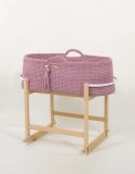 My Sweet Baby Kosz Mojżesza BOHO Handmade z kołyską - lawendowy