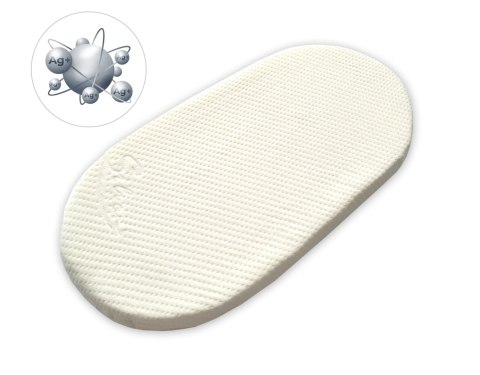 My Sweet Baby Materac do kosza Mojżesza BOHO - SILVER z jonami srebra