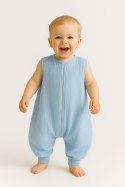 My Sweet Baby Muślinowy śpiworek dla dzieci z nogawkami XL 2-4 lata letni TOG 1.0 - blue