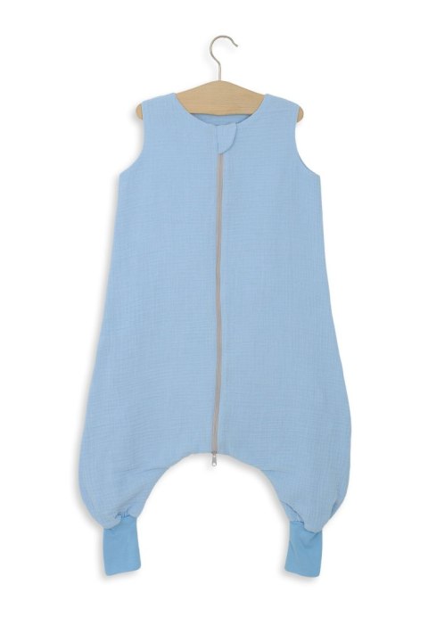 My Sweet Baby Muślinowy śpiworek dla dzieci z nogawkami XL 2-4 lata letni TOG 1.0 - blue