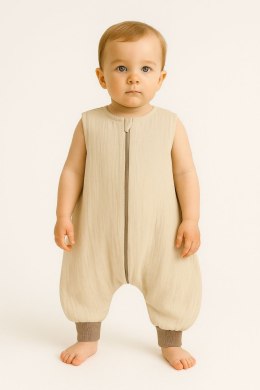 My Sweet Baby Muślinowy śpiworek dla dzieci z nogawkami XL 2-4 lata letni TOG 1.0 - cream